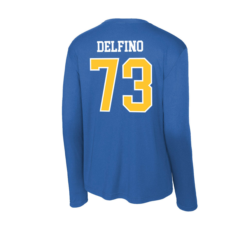 New Haven - NCAA Football : Jake Delfino - Classic Shersey Activewear Long Sleeve T-Shirt-1