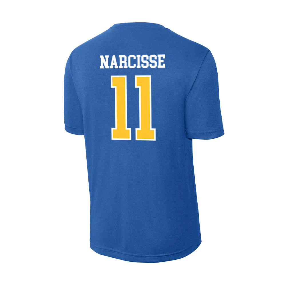 New Haven - NCAA Men's Basketball : Nate Narcisse - Classic Shersey Activewear T-Shirt-1