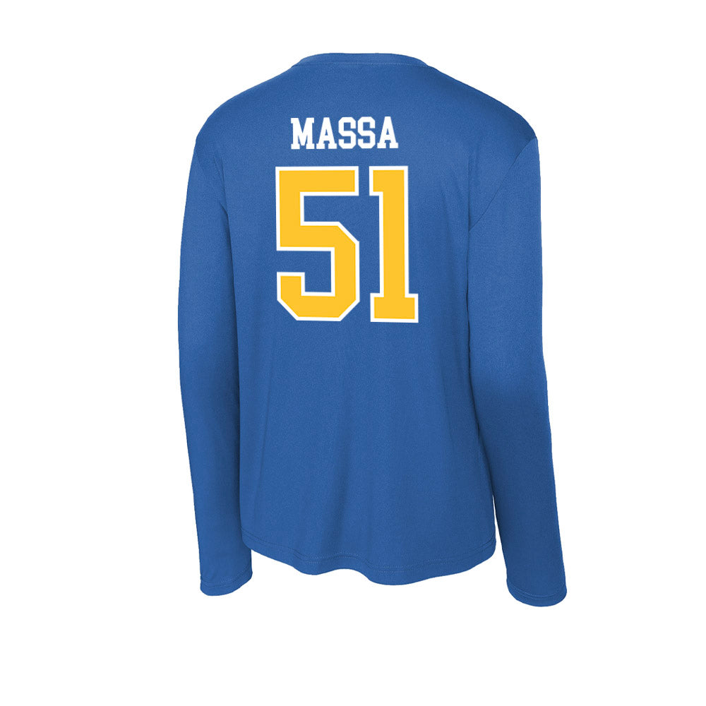 New Haven - NCAA Football : Anthony Massa - Classic Shersey Activewear Long Sleeve T-Shirt-1