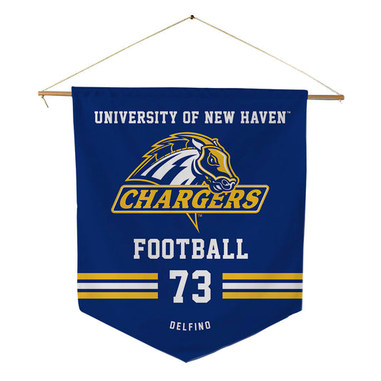 New Haven - NCAA Football : Jake Delfino - Pennant - 18" x 21"-0