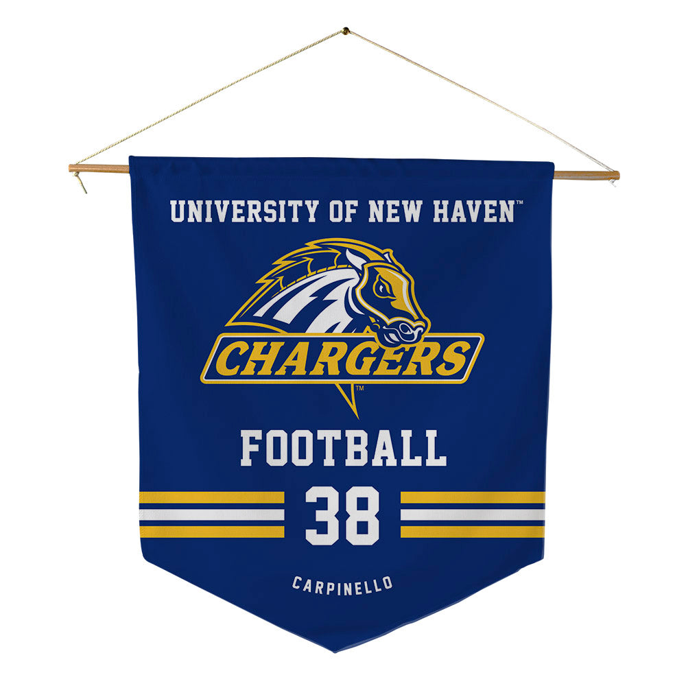 New Haven - NCAA Football : Nick Carpinello - Pennant - 18" x 21"-0