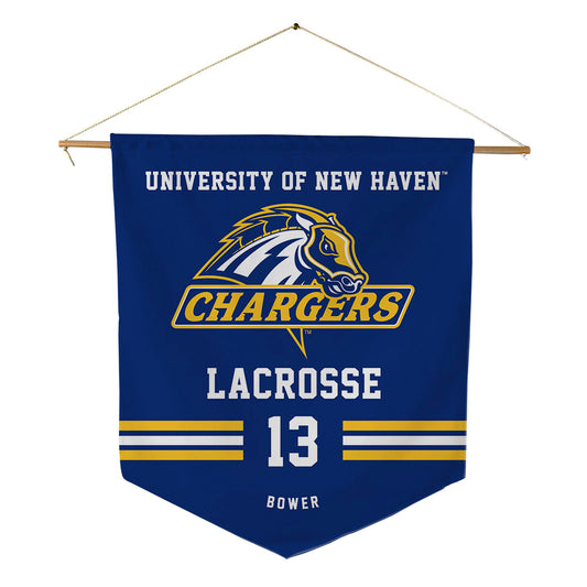New Haven - NCAA Women's Lacrosse : Elyssa Bower - Pennant - 18" x 21"-0
