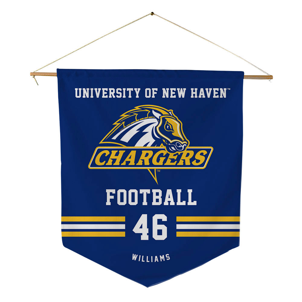 New Haven - NCAA Football : Messiah Williams - Pennant - 18" x 21"-0