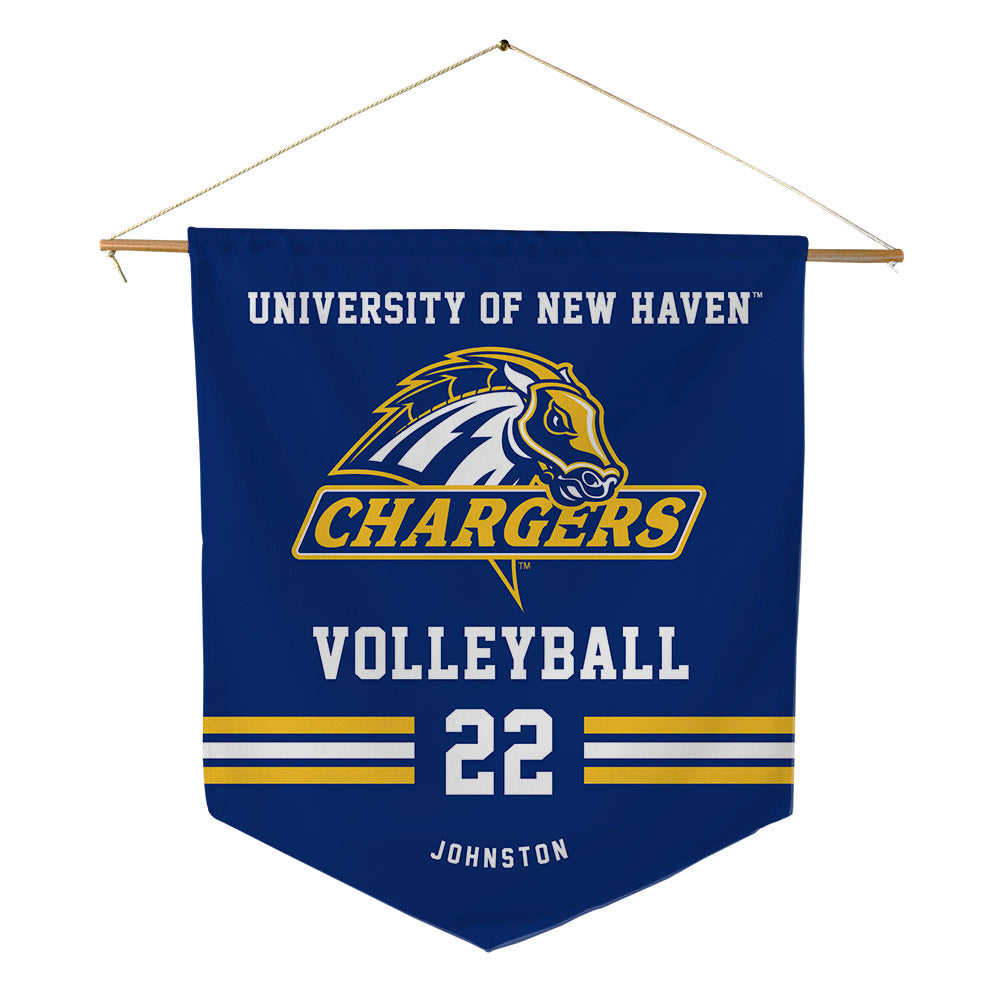 New Haven - NCAA Women's Volleyball : Caroline Johnston - Pennant - 18" x 21"-0