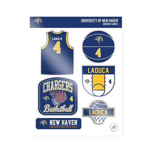 New Haven - NCAA Men's Basketball : Dominick LaDuca - Sticker Sheet-0