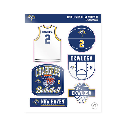 New Haven - NCAA Women's Basketball : Eveani Okwuosa - Sticker Sheet-0