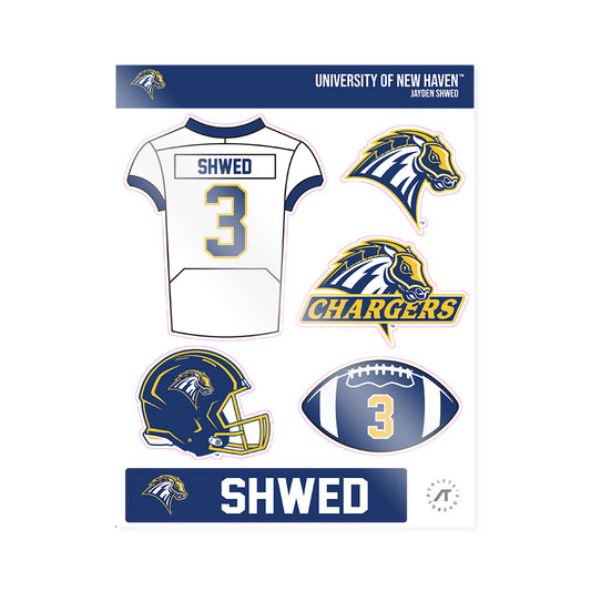 New Haven - NCAA Football : Jayden Shwed - Sticker Sheet-0