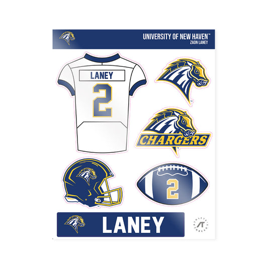 New Haven - NCAA Football : Zaon Laney - Sticker Sheet-0