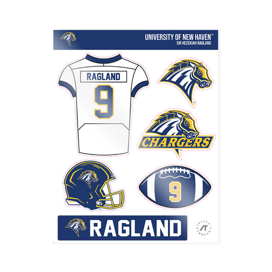 New Haven - NCAA Football : Sir Hezekiah Ragland - Sticker Sheet-0
