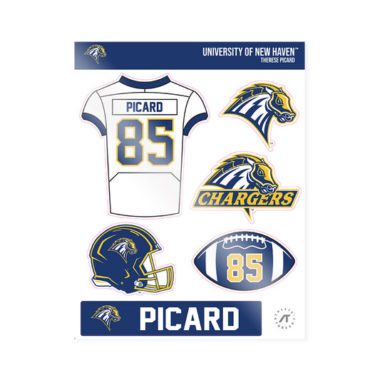 New Haven - NCAA Football : Therese Picard - Sticker Sheet-0