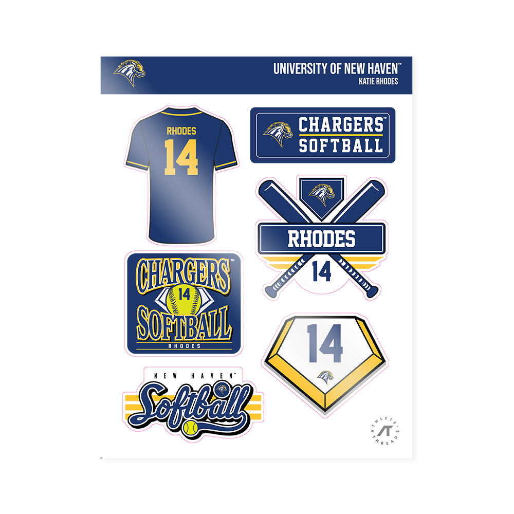 New Haven - NCAA Softball : Katie Rhodes - Sticker Sheet-0