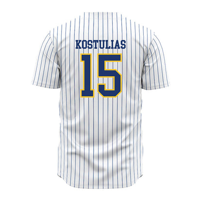 New Haven - NCAA Baseball : Jesse Kostulias - Pinstripe Jersey-1