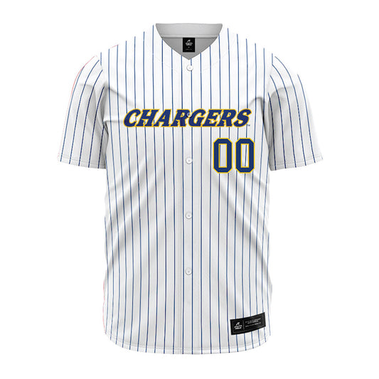 New Haven - NCAA Baseball : Gavin Winters - Pinstripe Jersey-0