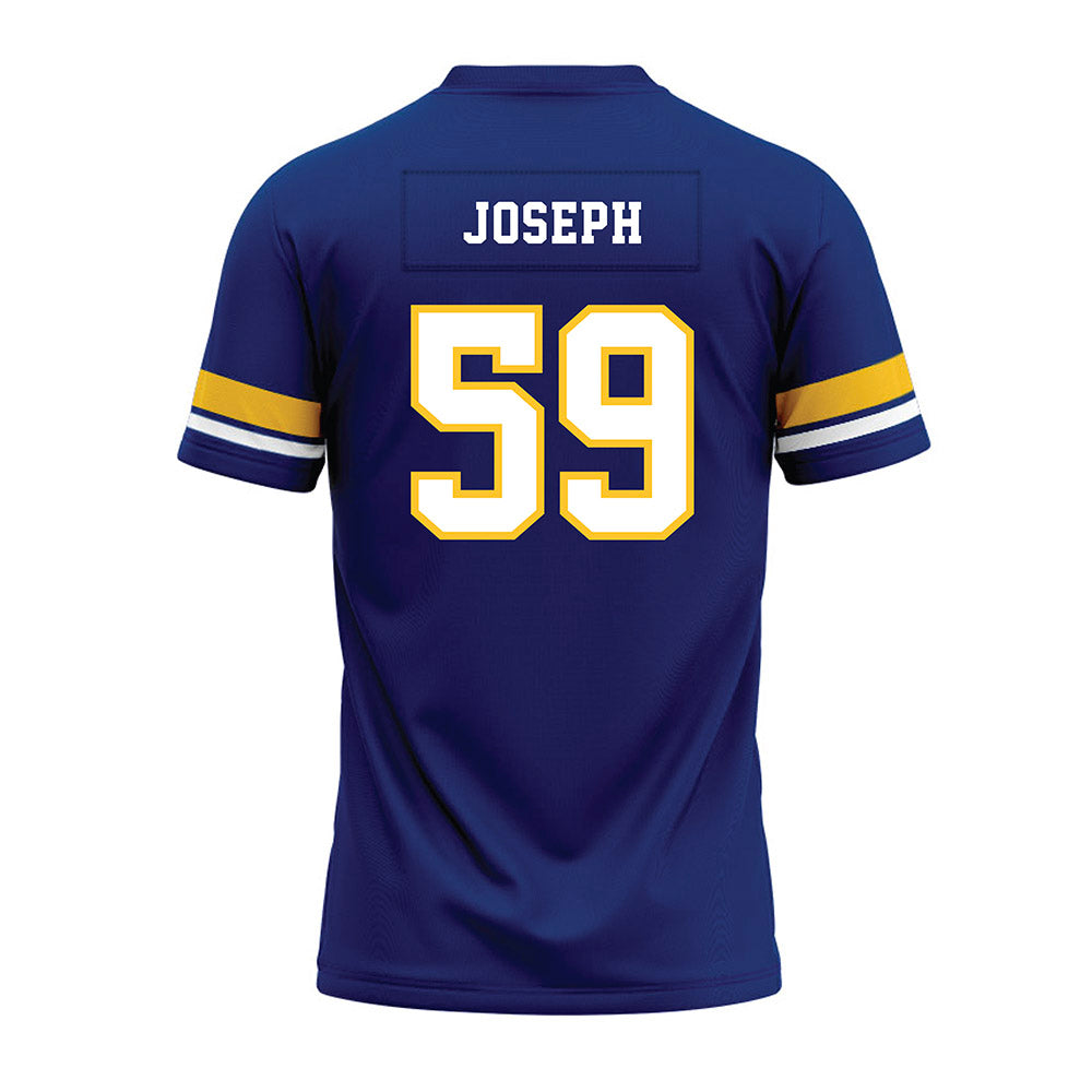 New Haven - NCAA Football : Jephthah Joseph - Blue Premium Football Jersey-1