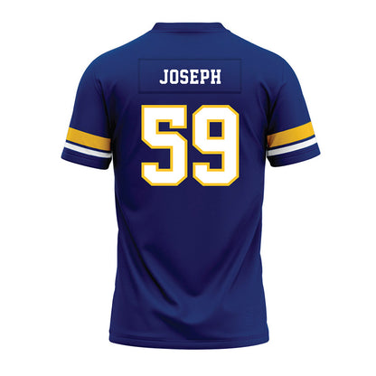 New Haven - NCAA Football : Jephthah Joseph - Blue Premium Football Jersey-1