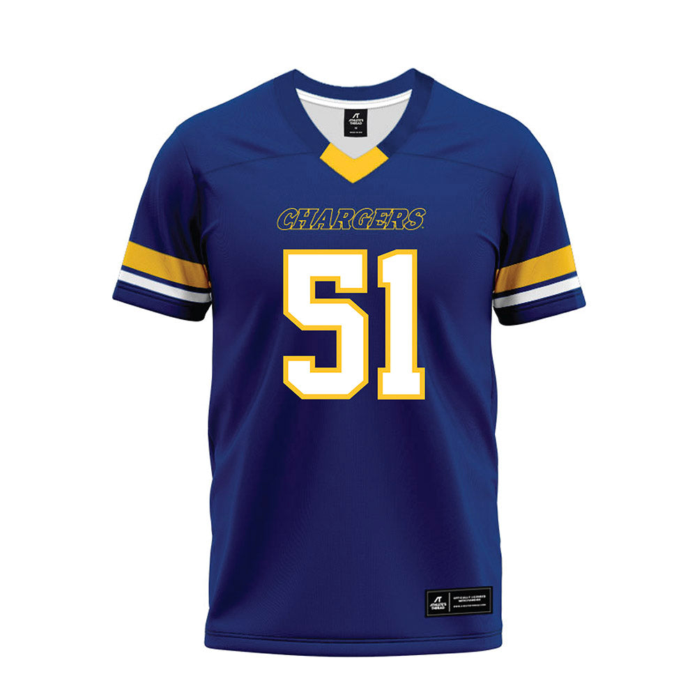 New Haven - NCAA Football : Anthony Massa - Blue Premium Football Jersey-0