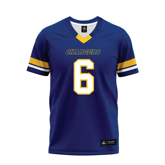 New Haven - NCAA Football : Nikkem Reynolds - Blue Premium Football Jersey-0