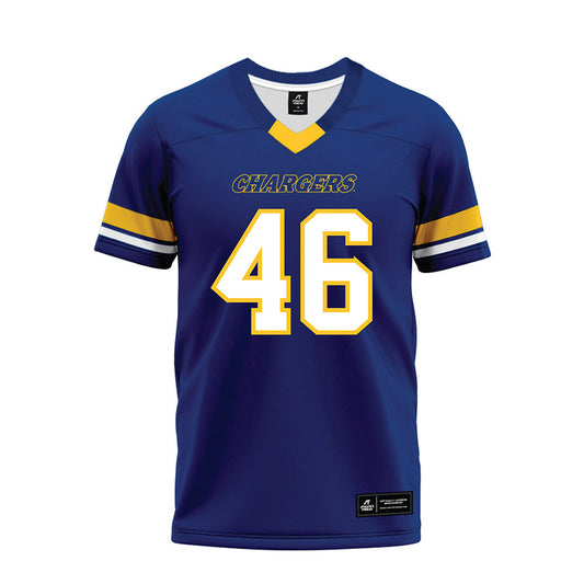 New Haven - NCAA Football : Messiah Williams - Blue Premium Football Jersey-0