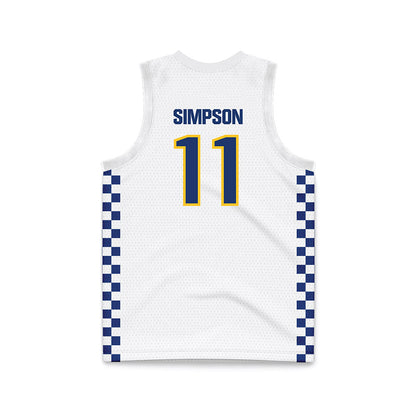 New Haven - NCAA Women's Basketball : Katelyn Simpson - White Basketball Jersey-1