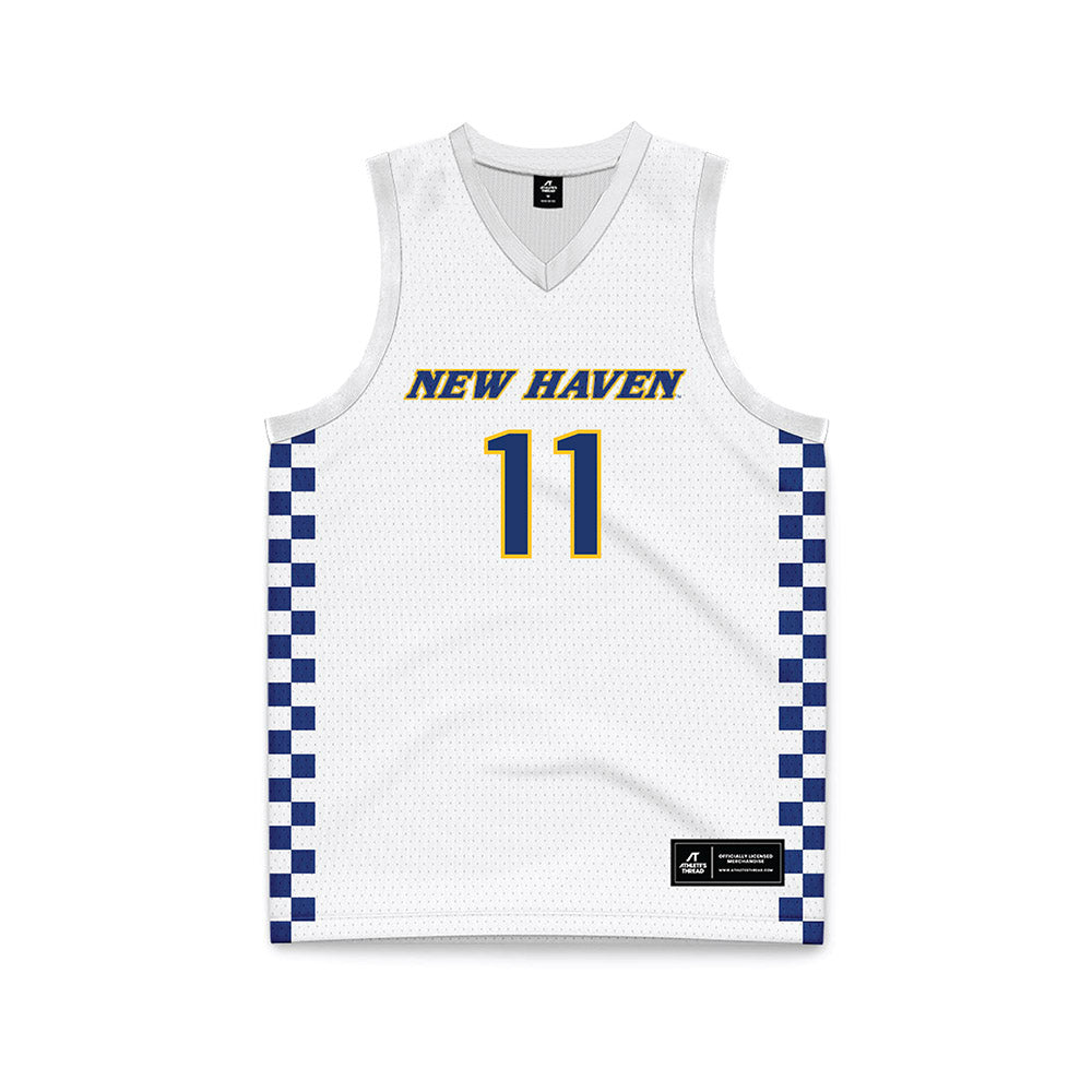 New Haven - NCAA Women's Basketball : Katelyn Simpson - White Basketball Jersey-0