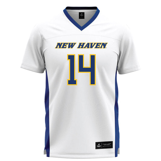 New Haven - NCAA Women's Lacrosse : Kendall Morrill - White Lacrosse Jersey -0