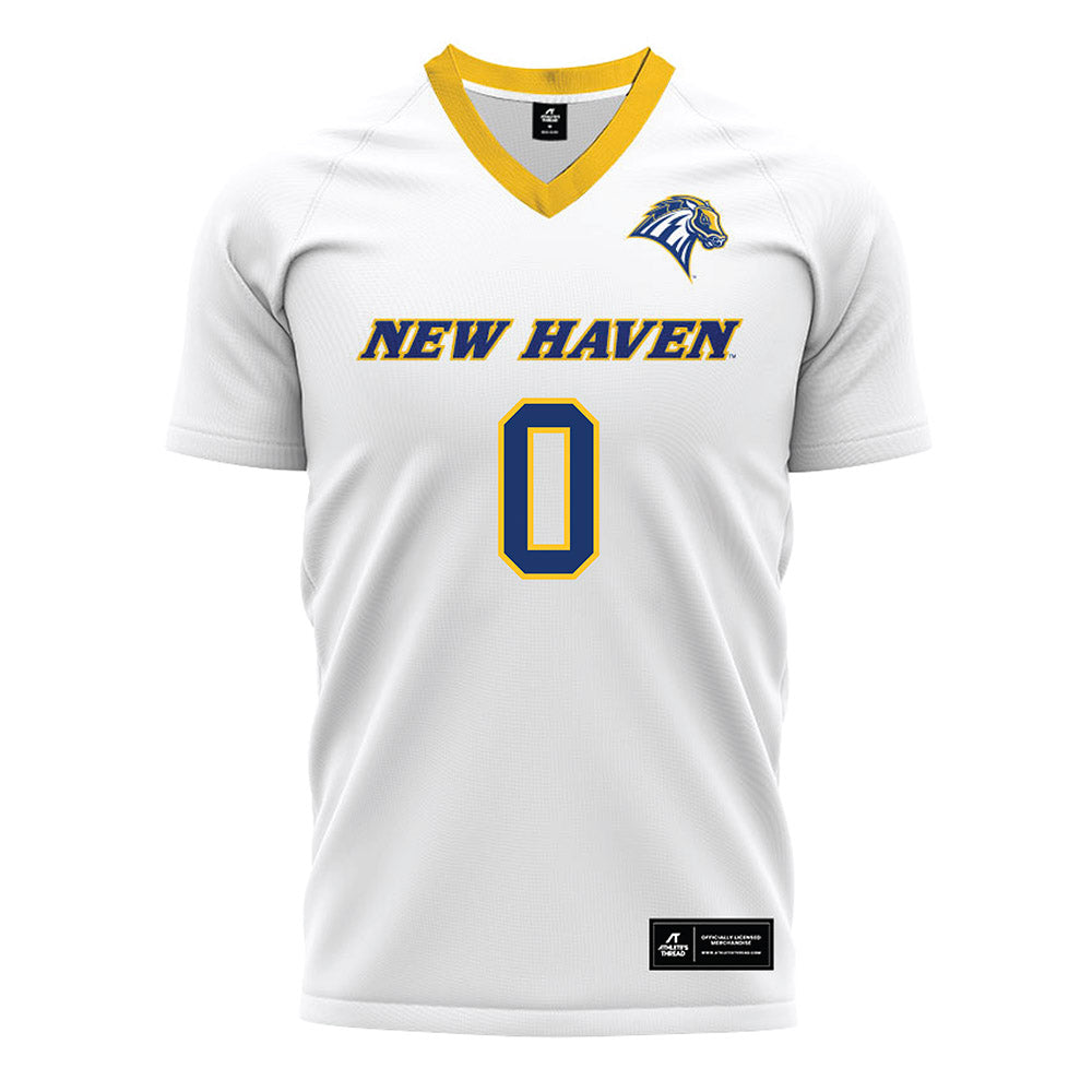 New Haven - NCAA Women's Soccer : Jordan Galica - White Soccer Jersey-0