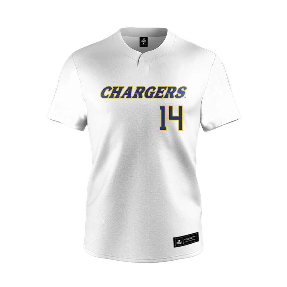New Haven - NCAA Softball : Katie Rhodes - White Jersey-0