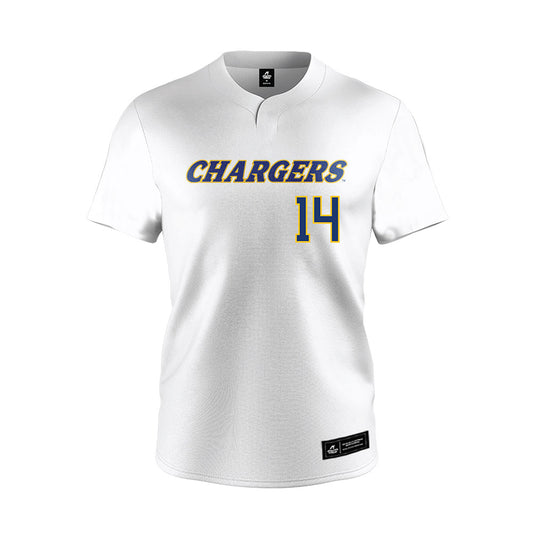 New Haven - NCAA Softball : Katie Rhodes - White Jersey-0