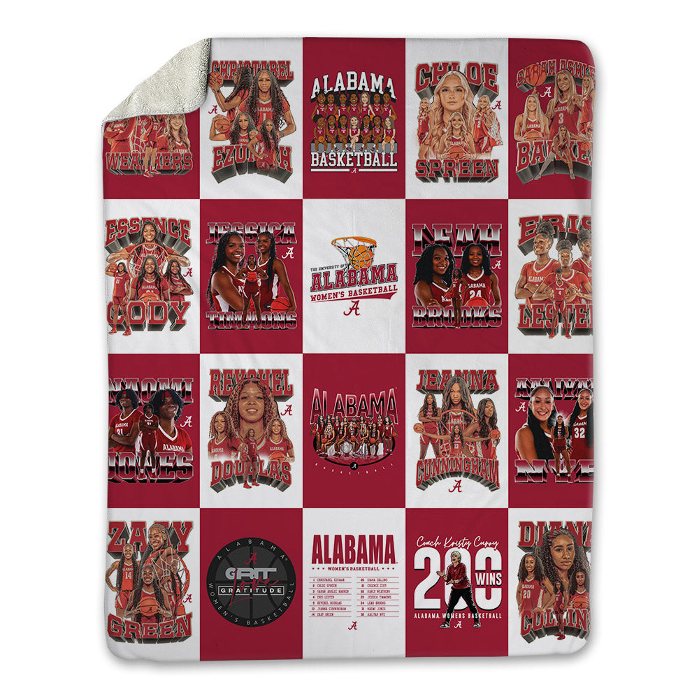 Alabama - NCAA Women's Basketball : - Blanket-0