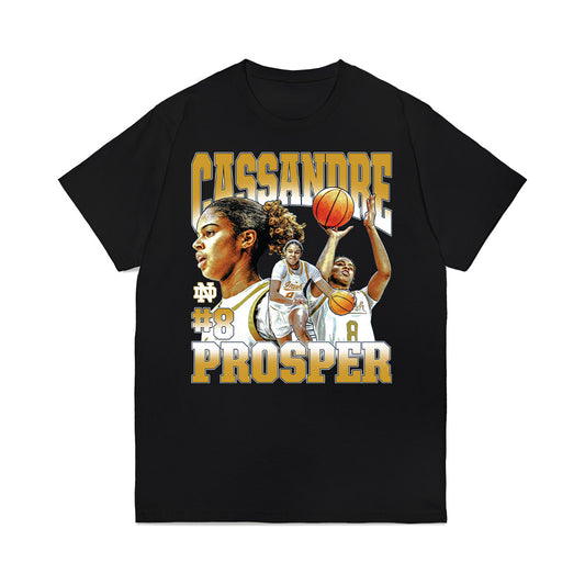 Notre Dame - NCAA Women's Basketball : Cassandre Prosper - Collage Premium T-Shirt-0
