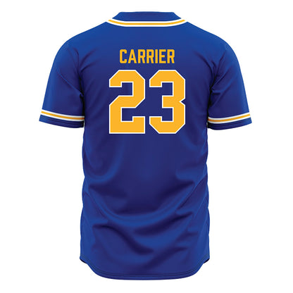 Pittsburgh - NCAA Baseball : Lorenzo Carrier - Blue Jersey-1