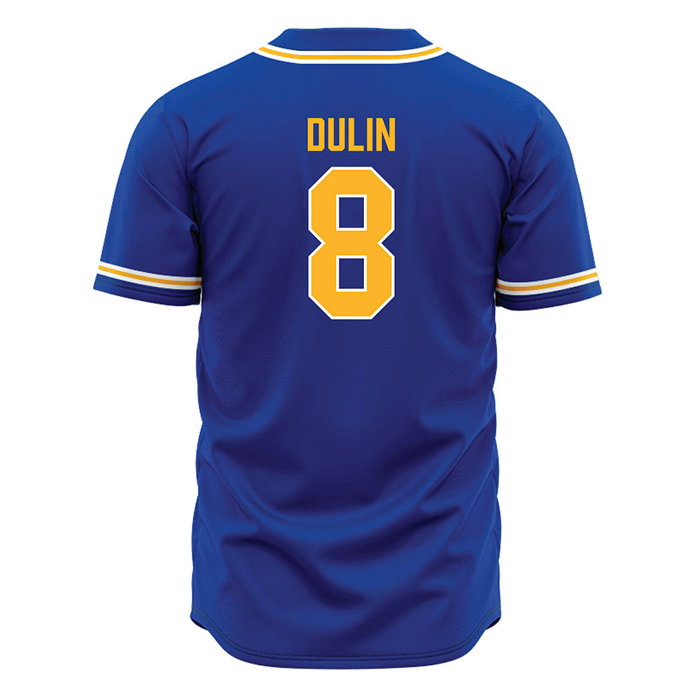 Pittsburgh - NCAA Baseball : Caden Dulin - Blue Jersey-1