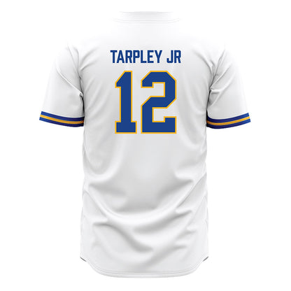 Pittsburgh - NCAA Baseball : Derrick Tarpley Jr - White Jersey-1