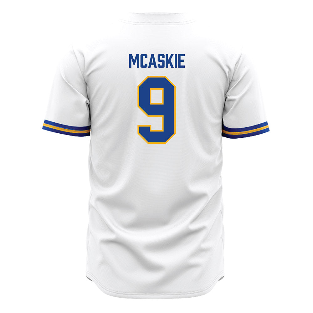 Pittsburgh - NCAA Baseball : Aidan McAskie - White Jersey-1
