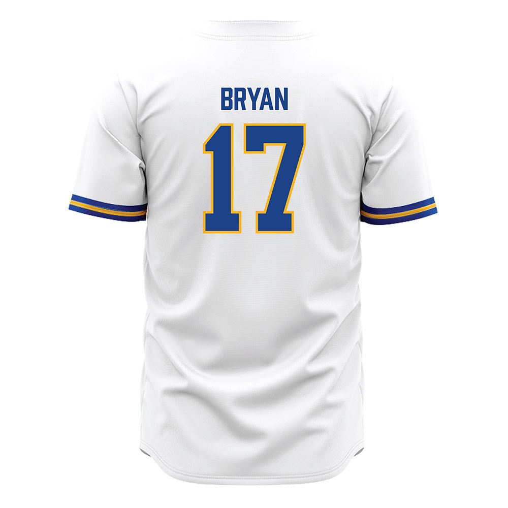 Pittsburgh - NCAA Baseball : Sam Bryan - White Jersey-1