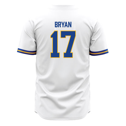 Pittsburgh - NCAA Baseball : Sam Bryan - White Jersey-1