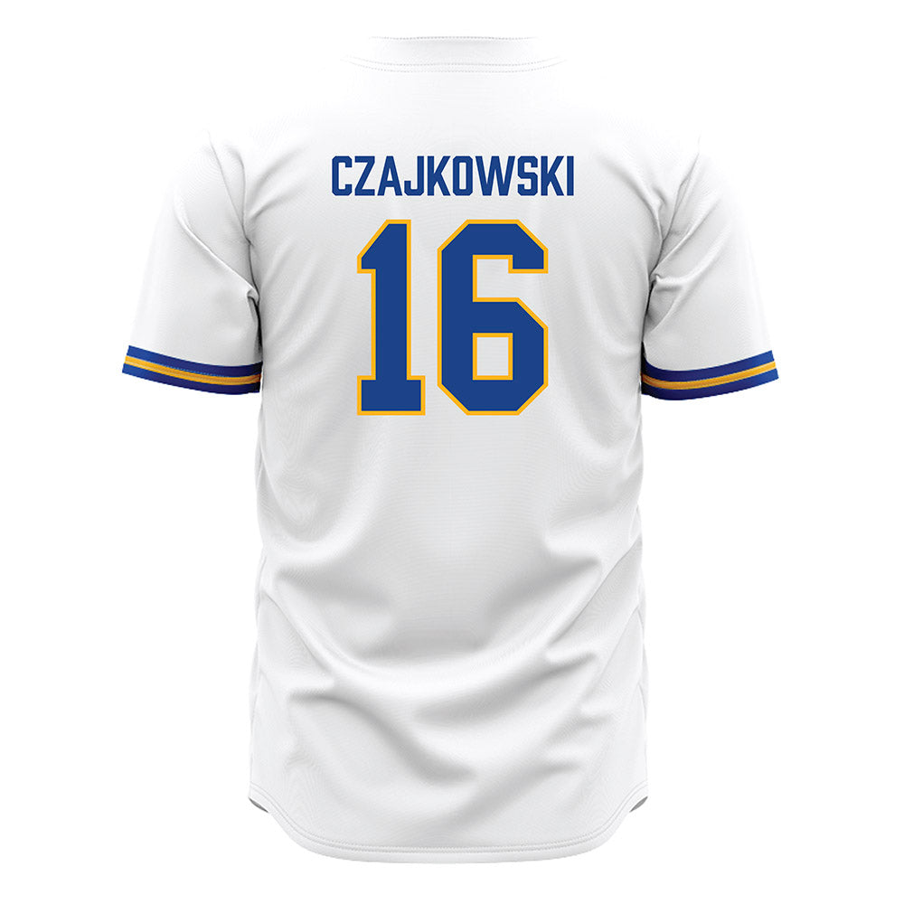 Pittsburgh - NCAA Baseball : Noah Czajkowski - White Jersey-1