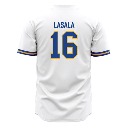 Pittsburgh - NCAA Baseball : Anthony LaSala - White Jersey-1