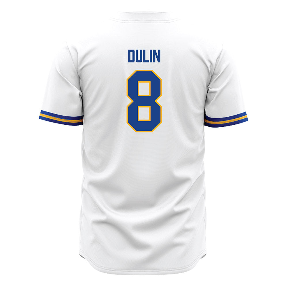 Pittsburgh - NCAA Baseball : Caden Dulin - White Jersey-1
