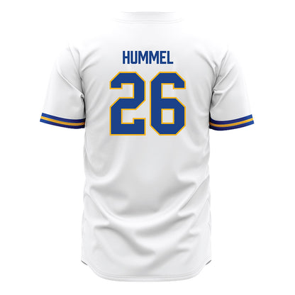 Pittsburgh - NCAA Baseball : Will Hummel - White Jersey-1