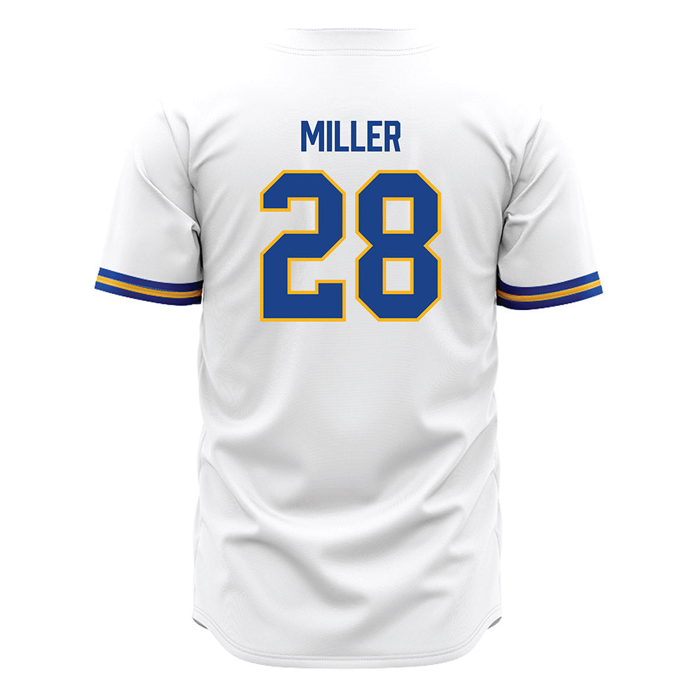 Pittsburgh - NCAA Baseball : Gavin Miller - White Jersey-1