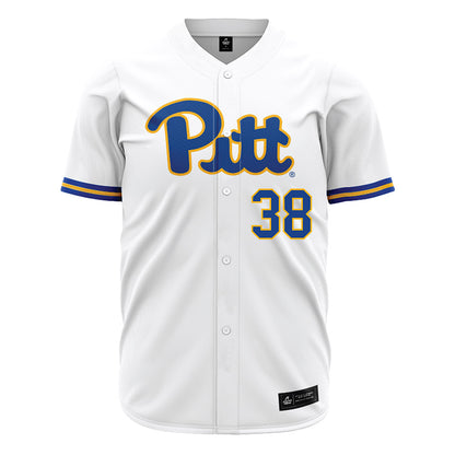 Pittsburgh - NCAA Baseball : Holden Phelps - White Jersey-0