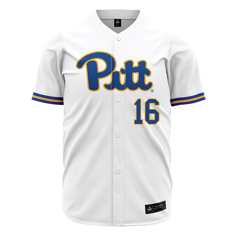Pittsburgh - NCAA Baseball : Anthony LaSala - White Jersey-0