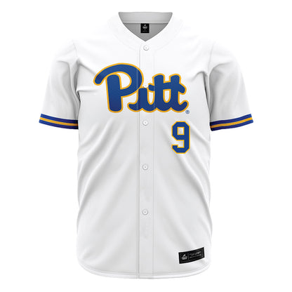 Pittsburgh - NCAA Baseball : Aidan McAskie - White Jersey-0