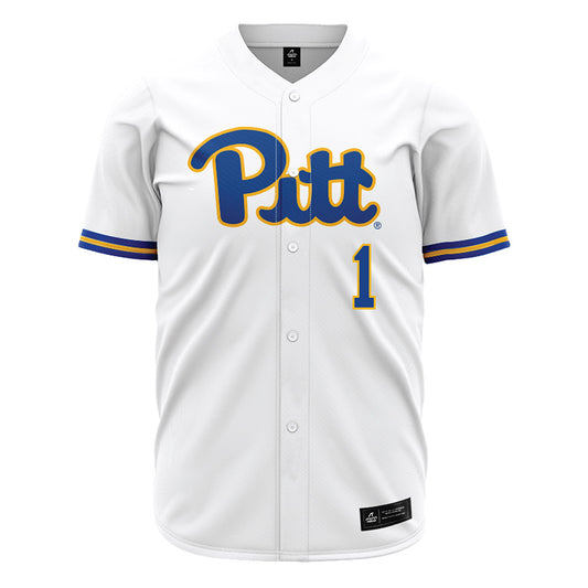 Pittsburgh - NCAA Baseball : David Pedanou - White Jersey-0
