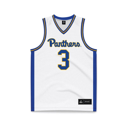 Pittsburgh - NCAA Men's Basketball : Brandin Cummings - White Basketball Jersey-0