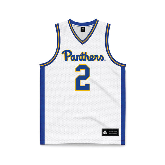 Pittsburgh - NCAA Men's Basketball : Cameron Corhen - White Basketball Jersey-0