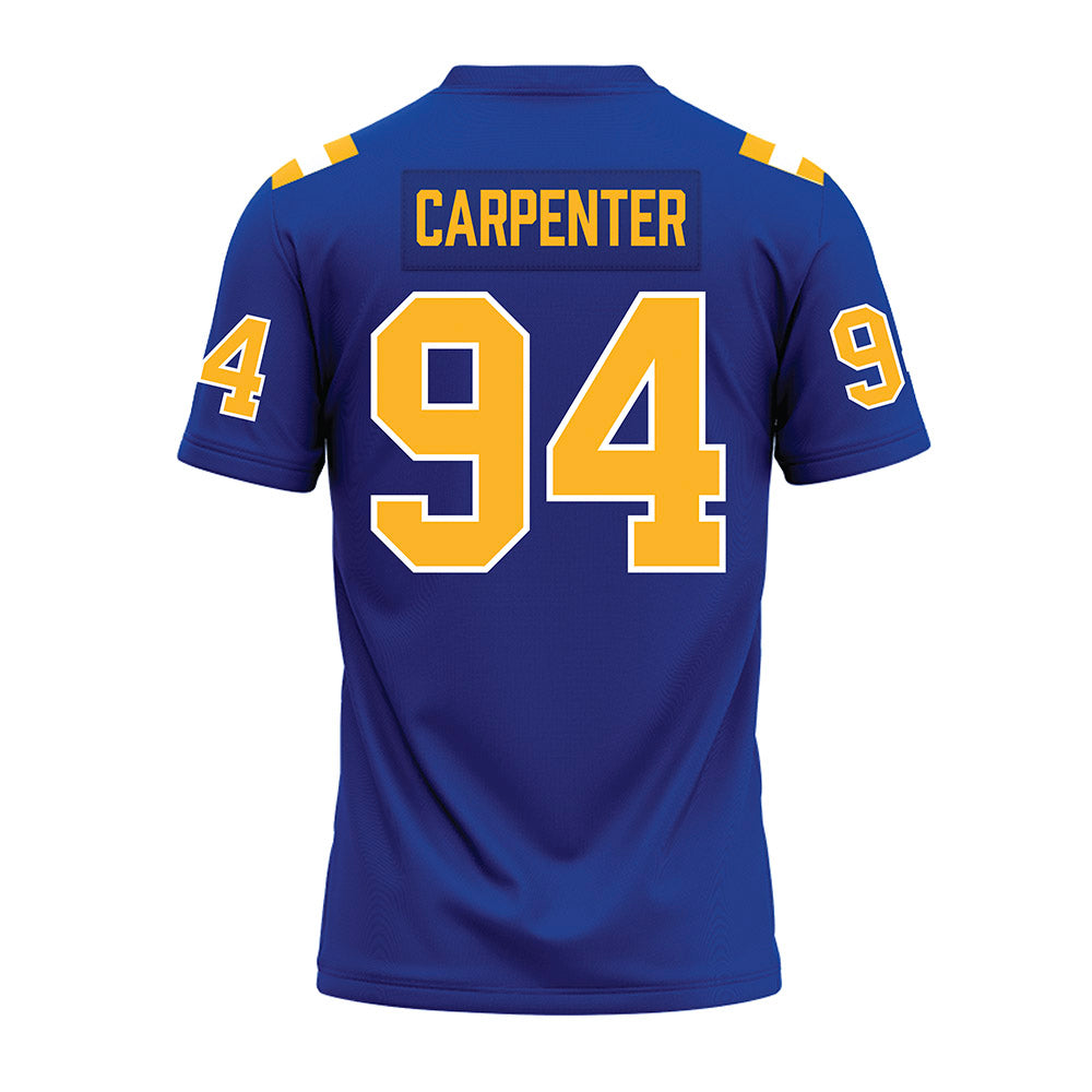 Pittsburgh - NCAA Football : Samuel Carpenter - Blue Premium Football Jersey-1