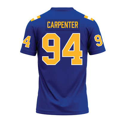 Pittsburgh - NCAA Football : Samuel Carpenter - Blue Premium Football Jersey-1