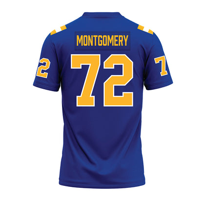 Pittsburgh - NCAA Football : Isaiah Montgomery - Blue Premium Football Jersey-1